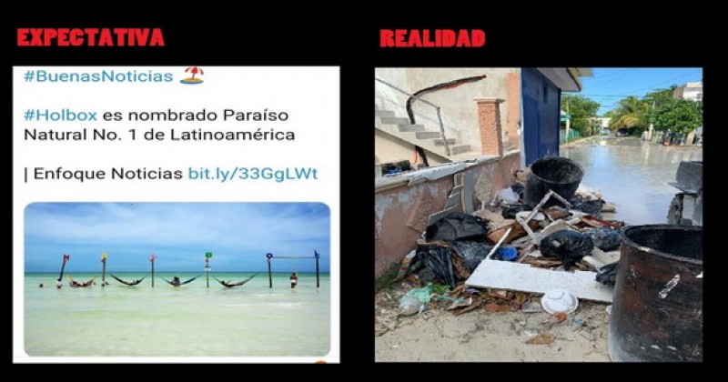 Holbox, en jaque por salida de empresa recolectora de basura por falta de pago: crecimiento desenfrenado y caótico en la isla promocionada como el paraíso quintanarroense