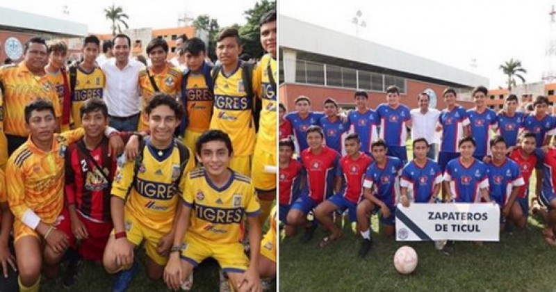 El Gobernador Mauricio Vila Dosal inaugura la Liga de Fútbol Juan N. Cuevas