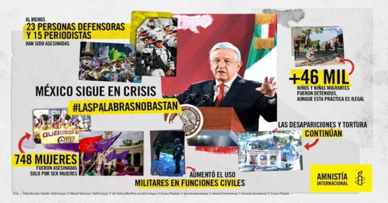 Violencia por motivos de género contra mujeres y niñas sigue siendo generalizada en el país, dice AI: llama a México a derogar el delito de aborto en todas sus jurisdicciones