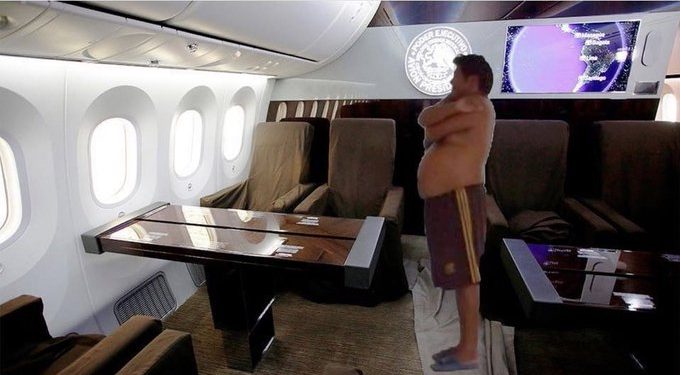 El Meme del Día: Me gané el avión presidencial …