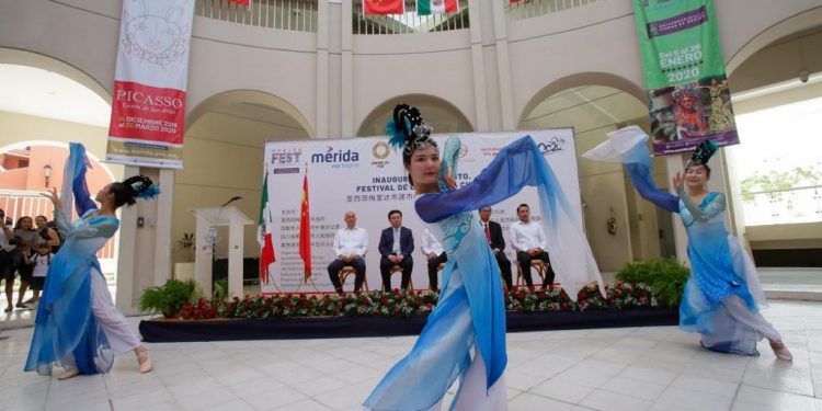 En marcha la sexta edición de la Semana China en Mérida: Artistas de Dujiangyan con presentaciones de danza y música