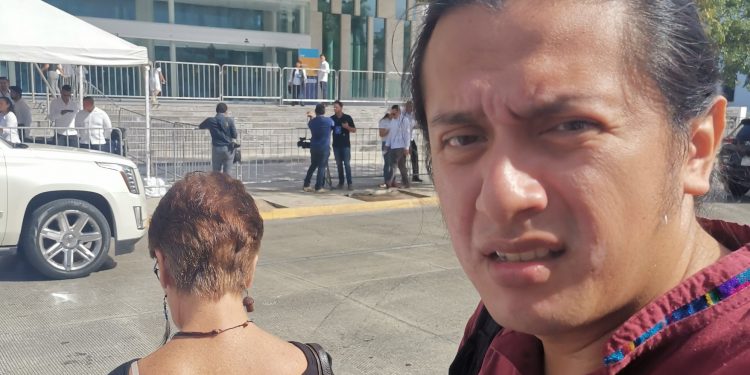 Que presente PAN pruebas de grupos de choque reta Mario Mex: la manifestación de Morena se realizó de “manera pacífica”, asegura