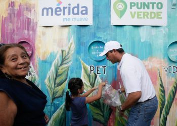 Inauguran en el Jardín Bepensa el cuarto Mega Punto Verde