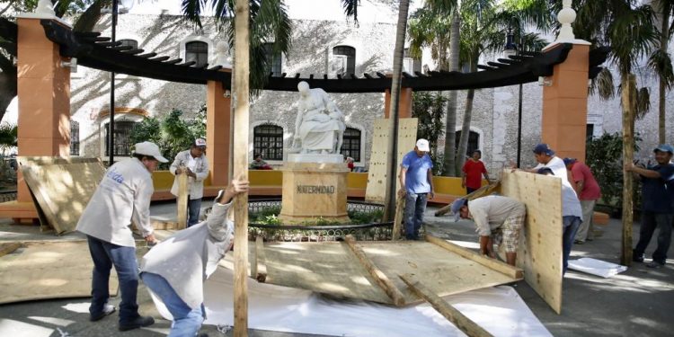 El Ayuntamiento entrega de nuevo a los meridanos el Monumento a la Maternidad, restaurado por el INAH