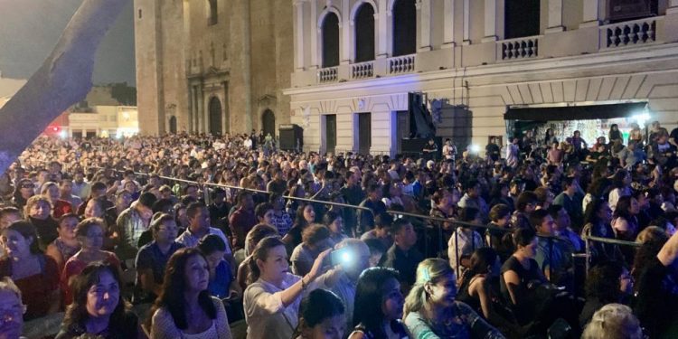 Concierto de Diego Torres en el Mérida Fest 2020