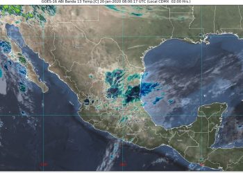 Para las próximas 24 horas se esperan condiciones de cielo parcialmente nublado con lloviznas ocasionales en la  mayor parte de la región