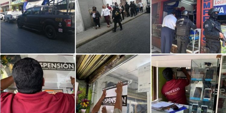 Realiza Profeco operativo en casas de empeño del centro de Mérida