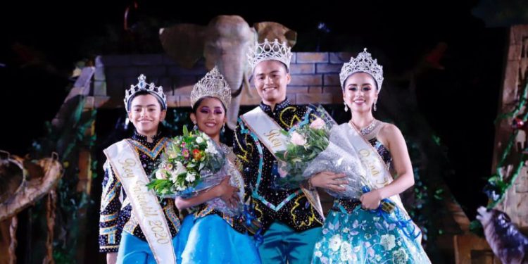 Coronación de los reyes infantiles y juveniles del Carnaval de Mérida 2020