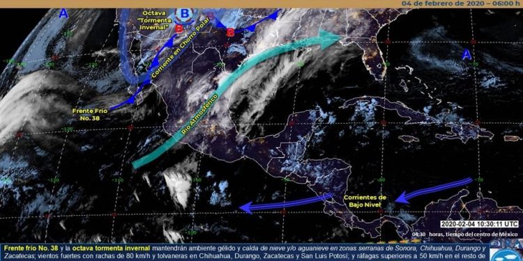 En las próximas 24 horas, se tendrá cielo despejado y nubosidad dispersa, con baja probabilidad de lloviznas