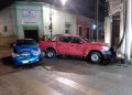 Choque de madrugada en el centro de Mérida