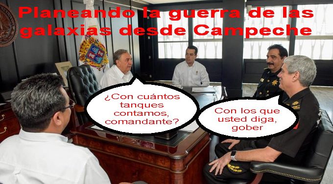 El Meme del Día … Preparativos de guerra en Campeche
