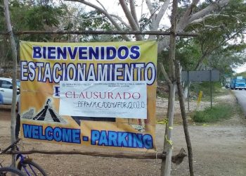 Clausura Profepa obras sin permisos en Pisté de Evelio Mis Tun / El ex alcalde rompió los sellos
