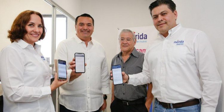 Presenta alcalde Renán Barrera nueva APP que notifica sobre cualquier trámite que se realice e involucre un predio / Los ciudadanos así podrán saber de cualquier intento de despojo de la Mafia Inmobiliaria