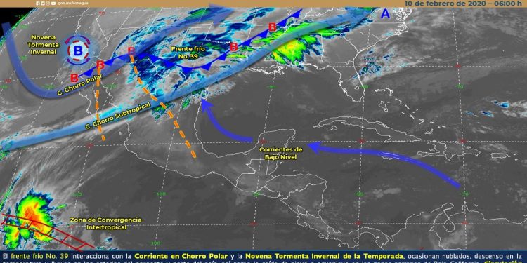 Para las próximas 24 horas se espera cielo despejado y nublados aislados, con probabilidad para lloviznas ocasionales y las temperaturas serán calurosas durante el día y templadas a cálidas al amanecer