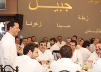 Gobernador Mauricio Vila Dosal se reúne con empresarios de la comunidad libanesa en Yucatán