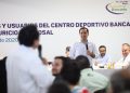 Gobernador Mauricio Vila Dosal se reunió con integrantes del Centro Deportivo Bancario de Yucatán