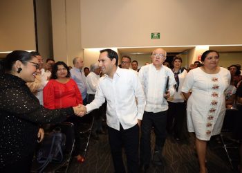 Gobernador Vila Dosal y el Auditor Superior de la Federación, David Rogelio Colmenares Páramo, inauguraron el Ciclo de Conferencias Magistrales del Gasto Federalizado