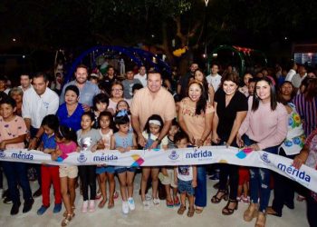 El alcalde Renán Barrera entrega el parque Las Águilas, primero remodelado con la participación de los vecinos