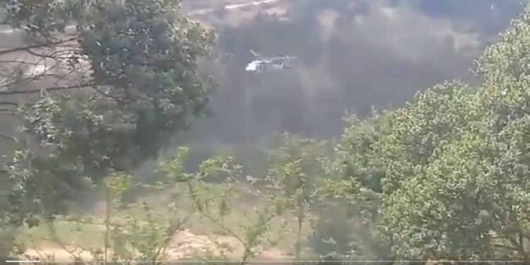 “Cae” helicóptero “Black Hawk” de la Marina durante operativo para salvar a dos víctimas de secuestro en Veracruz