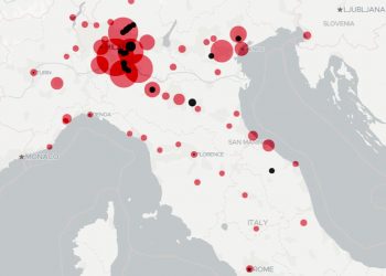 Protección civil del gobierno italiano informó que pacientes con cuidados intensivos de coronavirus aumentaron más del 32%