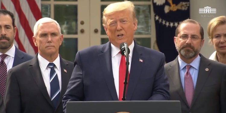 Donald Trump declara emergencia nacional en Estados Unidos por el coronavirus