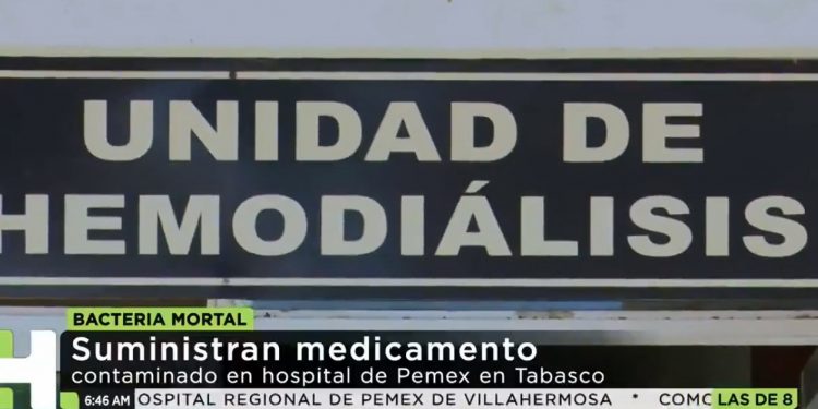 Hemodiálisis con un medicamento contaminado en el Hospital Regional de Pemex en Villahermosa / La empresa dice que se ordenó el retiro del lote del producto contaminado