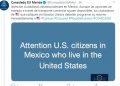 El Consulado de Estados Unidos en Mérida llama a sus ciudadanos, que radican en los Estados Unidos, a regresar de inmediato a su país