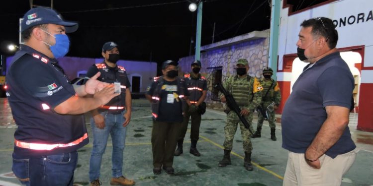 Evalúan daños por granizada atípica en Dzilam de Bravo