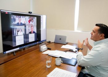 Alcalde Renán Barrera participó en una reunión virtual organizada por el grupo “Alcaldes de México”