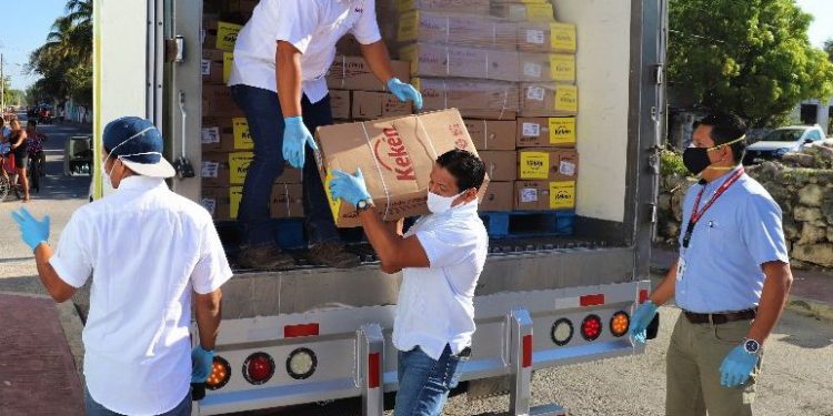 Kekén realiza entrega de carne en comunidades en situación de vulnerabilidad en Yucatán por COVID-19