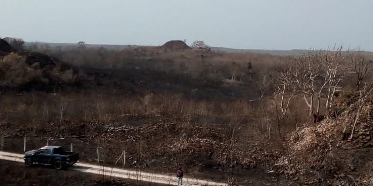 Unas 30 pirámides de Oxkintok fueron afectadas por incendio: INAH