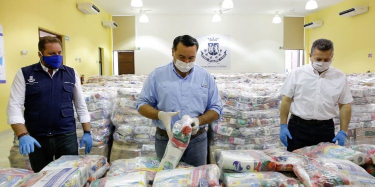 Inicia, en el sur meridano, la segunda etapa de distribución de apoyos alimentarios a familias afectadas por la crisis del Covid-19, informa el Ayuntamiento de Mérida