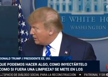 No hay que inyectarse desinfectante, como sugirió el presidente Trump, advierten