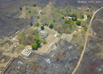 Incendios afecta periferia de Kabah, Labná, Mayapán y Sayil, sin daños al patrimonio, aseguran