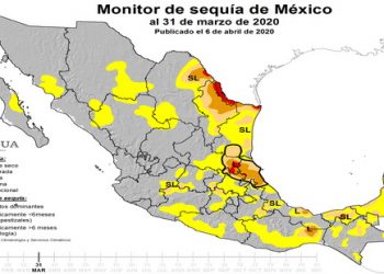 Sequía moderada lacera al 30% de la Península de Yucatán