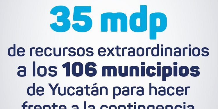 Gobierno del Estado entregará 35 millones de pesos para apoyar a los 106 municipios yucatecos, dijo el gobernador Mauricio Vila