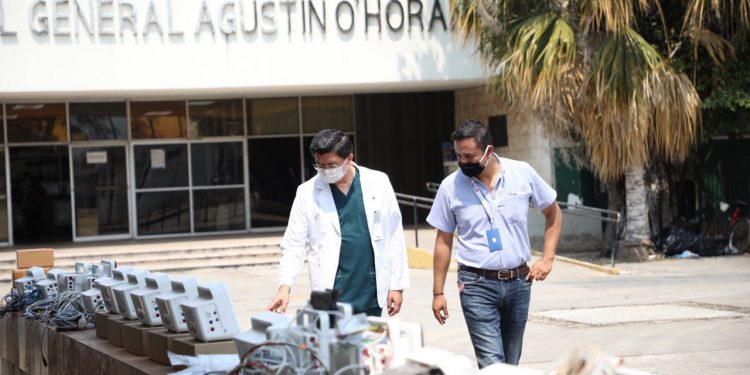 El gobernador Mauricio Vila informó que el gobierno del Estado inició “la distribución de las 110 unidades de asistencia respiratoria o ventiladores” en hospitales