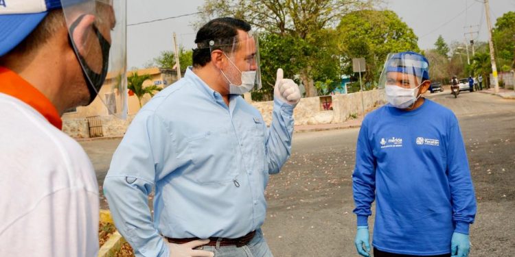 El alcalde Renán Barrera dice que la labor municipal ha sido “firme y apegada a los protocolos de salud en la atención de la pandemia”