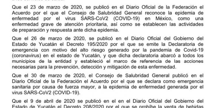 El gobernador Mauricio Vila Dosal extendió la “ley seca” hasta el 15 de mayo