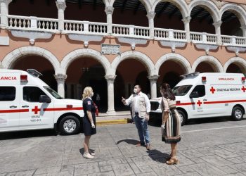 Ayuntamiento de Mérida y “empresas socialmente responsables” entregan donativo a Cruz Roja Mexicana Delegación Mérida
