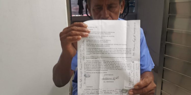 En el municipio de Tecoh se convocó a una Asamblea General de ejidatarios para comprar tierras pagando a 1.50 pesos el metro cuadrado, aprovechándose de la necesidad de los campesinos, y en plena contingencia de COVID-19 / Envían carta al presidente y al gobernador