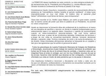 El presidente AMLO se disculpó con médicos por comentario que asociaciones médicas consideraron ofensivos