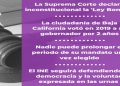 SCJN dice no a la Ley Bonilla: el gobernador Jaime Bonilla no podrá ampliar de dos a cinco años su periodo de mandato