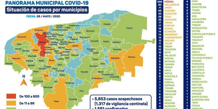 El COVID-19 no cede en Yucatán: 9 fallecimientos