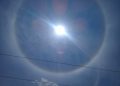 Meridanos observan halo solar, fenómeno se viraliza en redes sociales