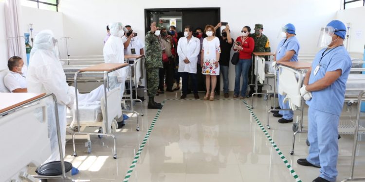 Reconvierten dormitorio del onceavo Batallón de Infantería en Mérida, como Unidad Operativa de Hospitalización