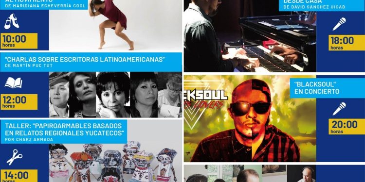 Nuevos proyectos en la cuarta semana de transmisiones de “Arte en Casa” del Ayuntamiento de Mérida