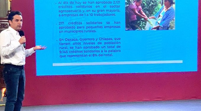 Están avaladas 115 mil 104 solicitudes de empresarios solidarios que recibirán un préstamo por 25 mil pesos
