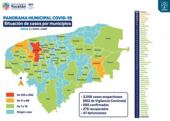 6 nuevos fallecimientos y 55 contagios más en Yucatán, dice la SSY