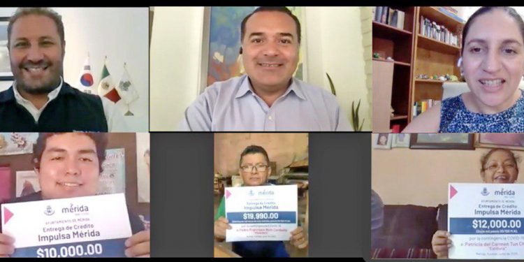 Negocios pequeños de colonias y comisarías ya recibieron apoyos municipales a través de “Impulsa Mérida”, afirma el alcalde Renán Barrera